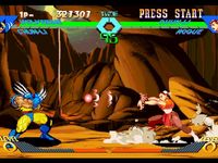une photo d'Ã©cran de X-Men VS Street Fighter sur Sony Playstation